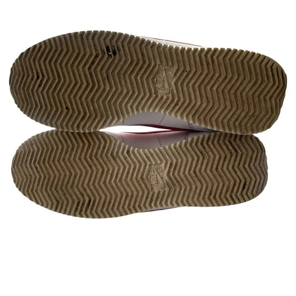 Nike Cortez leather sneakers white red blue swoosh size 10 - Picture 13 of 13